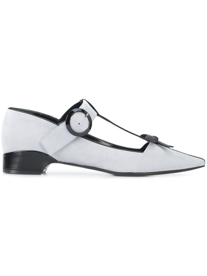 Fabrizio Viti City Bow Ballerina Shoes - Blue