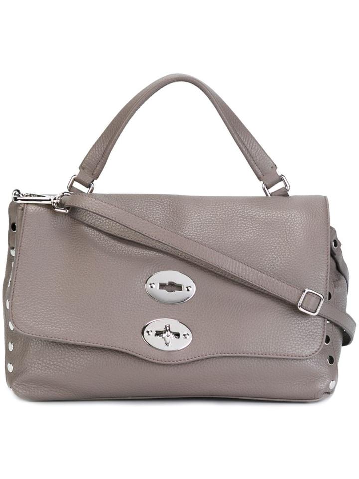Zanellato Small 'postina' Satchel, Women's, Nude/neutrals, Calf Leather