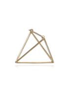 Shihara 25mm Triangle Earring - Metallic