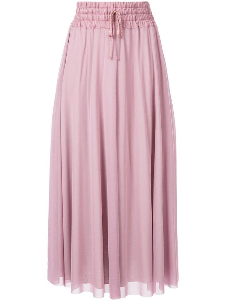 Tu Es Mon Trésor Mesh Skirt - Pink