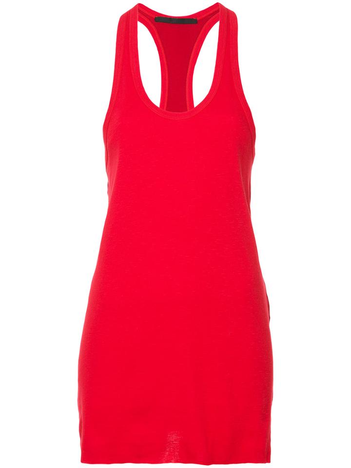 Haider Ackermann Longline Tank Top - Red