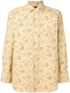 Comme Des Garçons Pre-owned 1998 Floral Shirt - Yellow