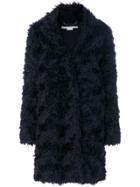 Stella Mccartney Faux Fur Coat - Blue