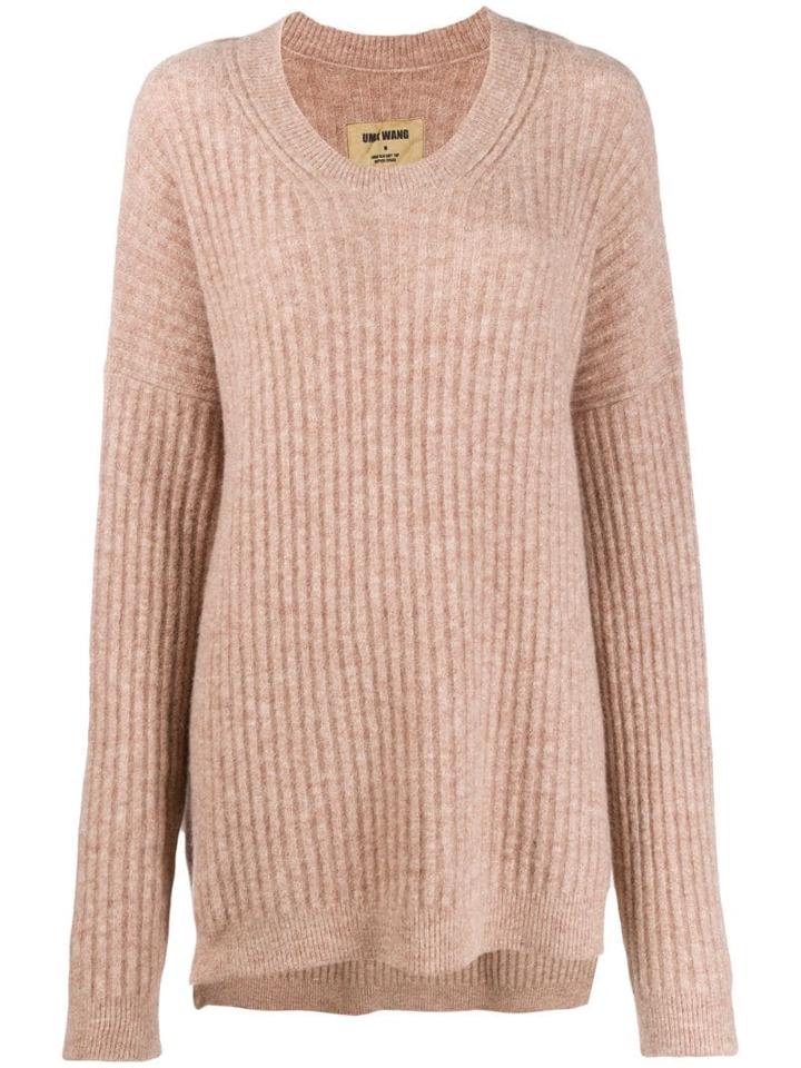 Uma Wang Ribbed Knit Sweater - Neutrals