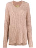 Uma Wang Ribbed Knit Sweater - Neutrals