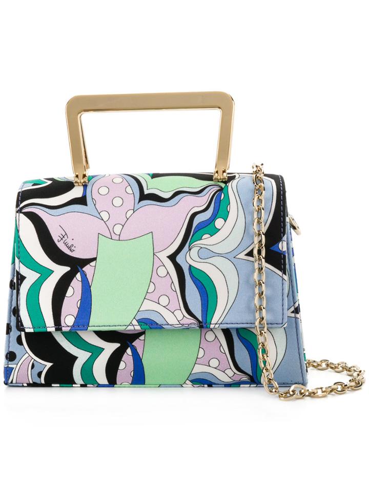Emilio Pucci Patterned Shoulder Bag - Multicolour