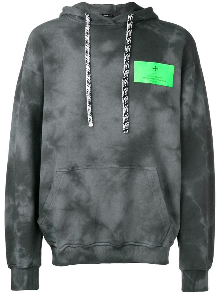 Riccardo Comi Tie-dye Hoodie - Grey