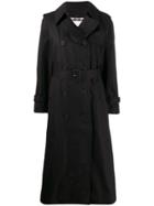 Mackintosh Forrest Black Cotton Long Trench Coat Lm-1013fd