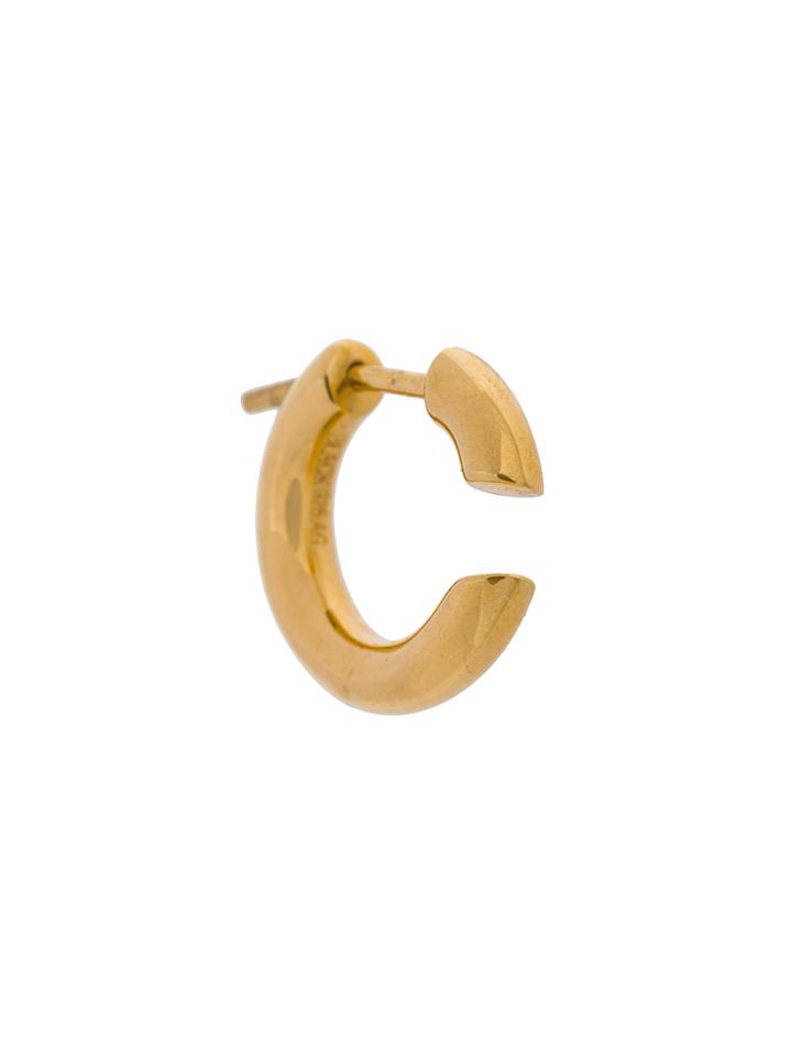Maria Black Disrupted 14 Hoop Earring - Yellow & Orange