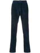 Tommy Jeans Logo Patch Corduroy Trousers - Blue