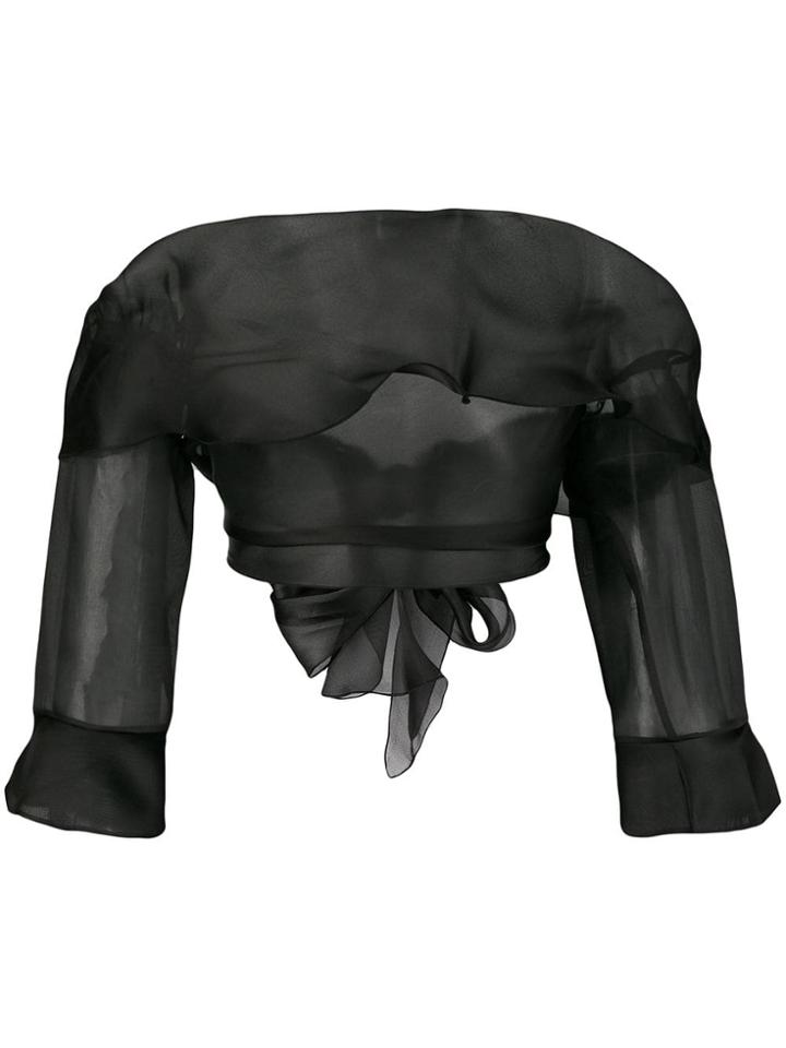 Ermanno Scervino Off-the-shoulder Blouse - Black