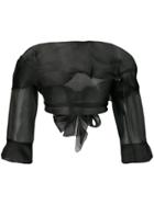 Ermanno Scervino Off-the-shoulder Blouse - Black