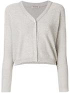Blanca Cropped Bolero Cardigan - Metallic