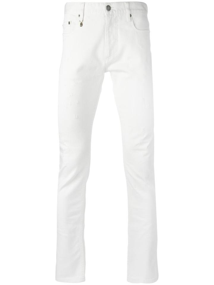 Marc Jacobs Skinny Fit Jeans, Men's, Size: 52, White, Cotton/spandex/elastane