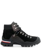 Tommy Hilfiger Leather Lace-up Ankle Boots - Black
