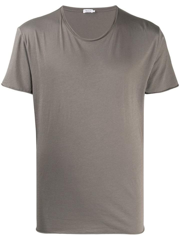 Filippa-k Roll Neck Shortsleeved T-shirt - Grey