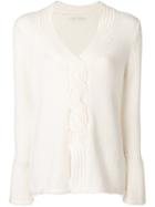 Borgo Asolo Deep V-neck Jumper - White