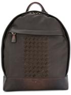 Santoni Textured Backpack - Brown