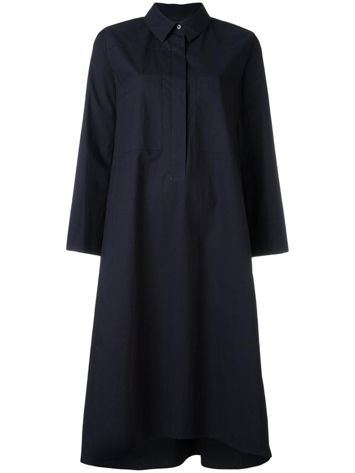 Odeeh Shirt Dress, Women's, Size: 36, Blue, Cotton