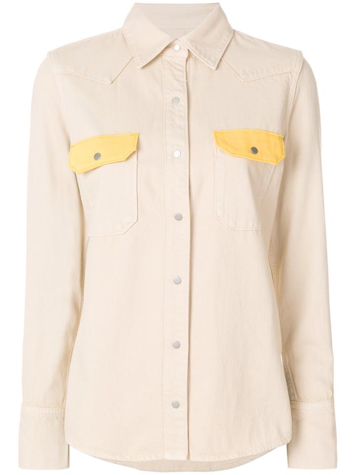 Calvin Klein Jeans Bright Pockets Shirt - Nude & Neutrals