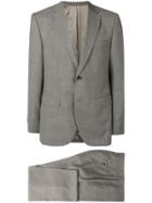 Boss Hugo Boss Micro-check Suit - Grey