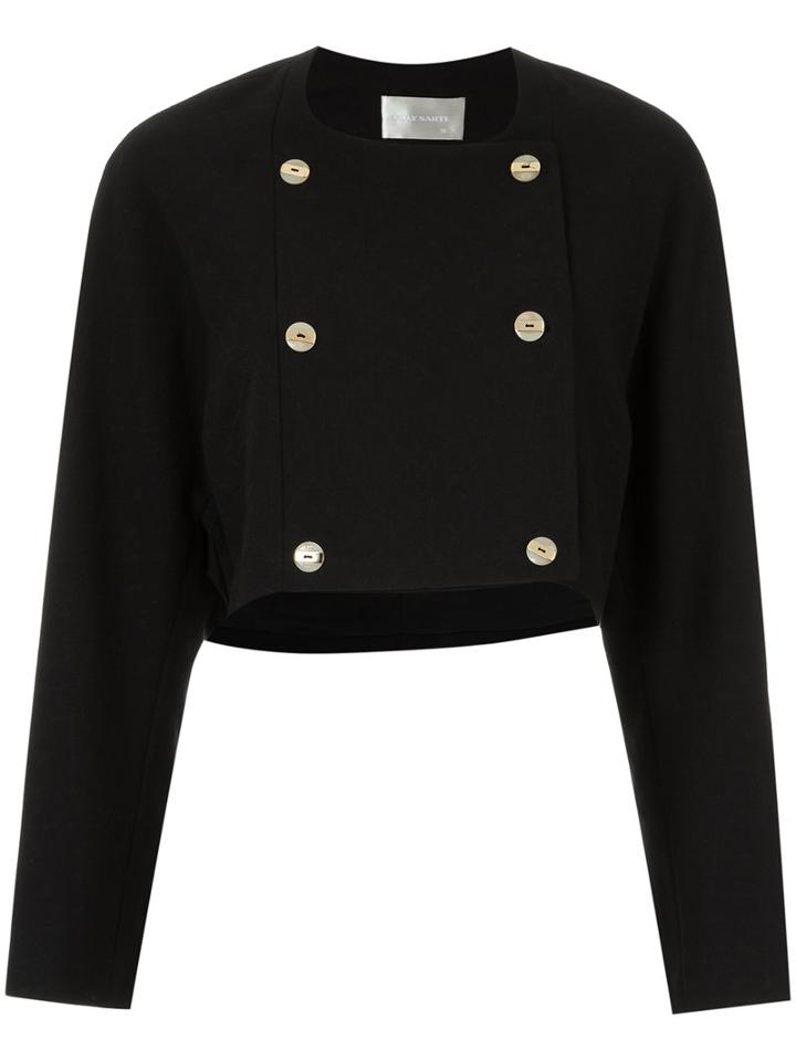Lilly Sarti - Button-up Coat - Women - Cotton - 38, Black, Cotton