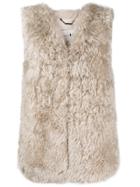 Manzoni 24 Concealed Fastening Gilet - Nude & Neutrals