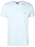 Tommy Hilfiger Logo-embroidered T-shirt - Blue