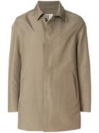 Kired Concealed Fastening Coat - Brown