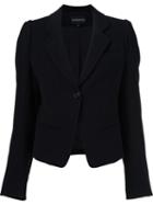 Ann Demeulemeester 'sheridan' Blazer, Women's, Size: 40, Black, Nylon/wool