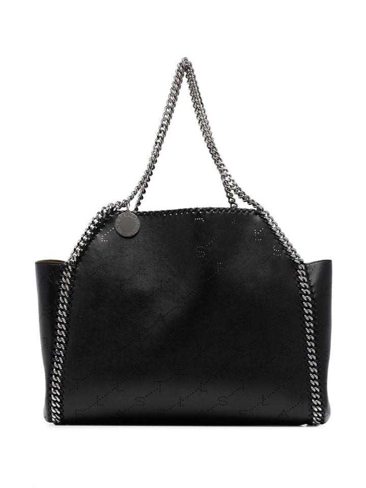 Stella Mccartney Black Falabella Reversible Monogram Tote
