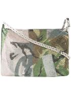 Kenzo - Printed Chain-embellished Shoulder Bag - Women - Brass - One Size, Brass