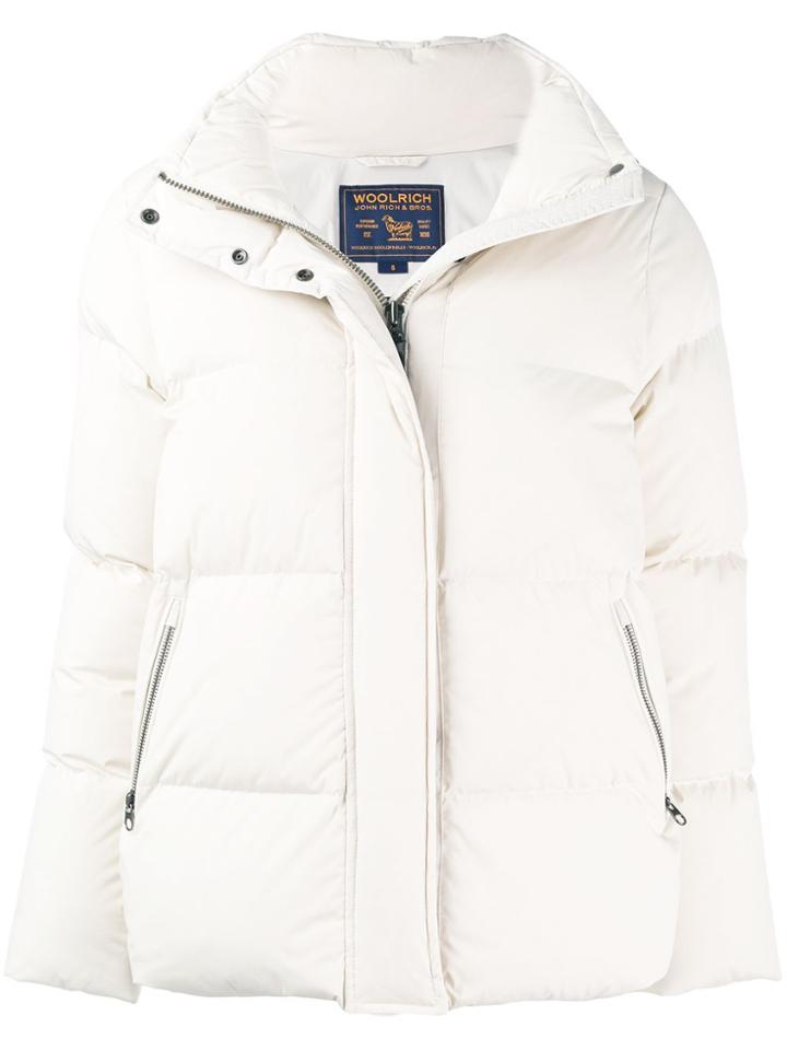 Woolrich Buttoned Padded Jacket - White