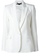 Stella Mccartney Iris Blazer, Women's, Size: 38, White, Wool/cotton/viscose/cupro