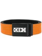 Ktz Logo Buckle Belt - Yellow & Orange