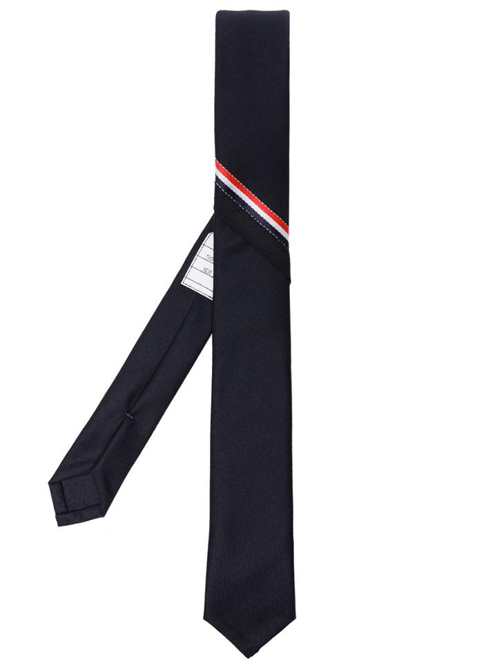 Thom Browne Classic Stripe Neck Tie - Blue