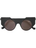 Vava - Cat Eye Sunglasses - Women - Acetate/aluminium - One Size, Women's, Black, Acetate/aluminium