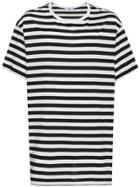 Yohji Yamamoto Staff Stripe T-shirt - Black
