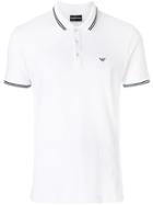 Emporio Armani Short Sleeve Polo Shirt - White