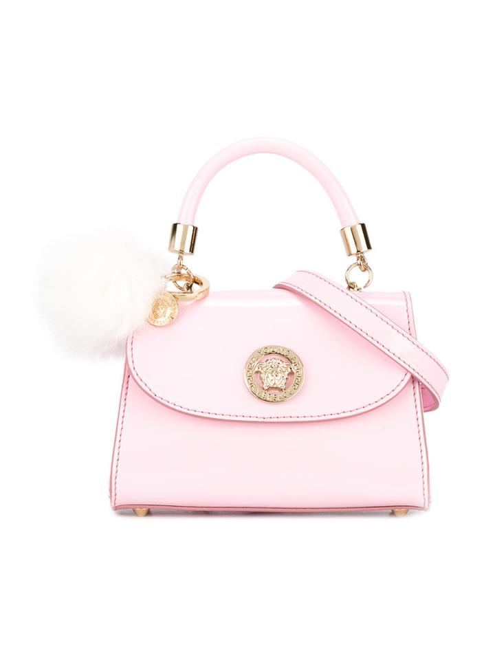 Young Versace Medusa Tote, Girl's, Pink/purple