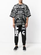 Ktz - Poet Long Printed T-shirt - Unisex - Cotton - M, Black, Cotton