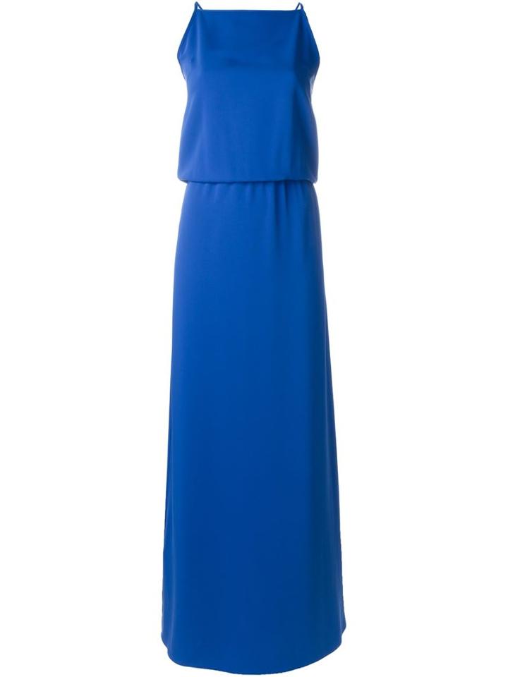 P.a.r.o.s.h. Sleeveless Evening Gown With A Cut Out Detail At The Back