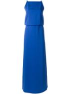 P.a.r.o.s.h. Sleeveless Evening Gown With A Cut Out Detail At The Back