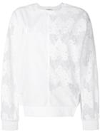 Iceberg Lace Sweatshirt - White