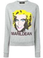 Dsquared2 'marildean' Sweatshirt, Women's, Size: Large, Grey, Cotton