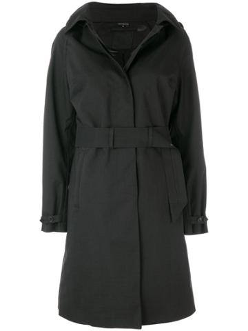 Norwegian Rain Single Breasted Coat - Black