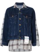 Maison Mihara Yasuhiro Layered Shirt Jacket - Blue
