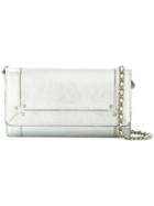 Jérôme Dreyfuss Jack Shoulder Bag, Women's, Grey, Leather