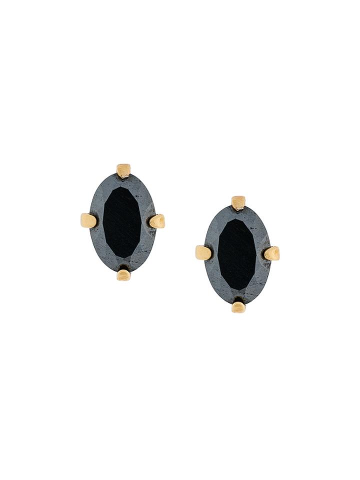 Wouters & Hendrix Curiosities Hematite Earrings - Grey
