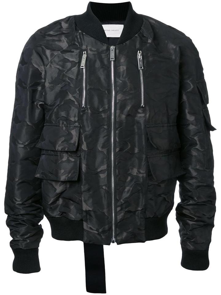 Strateas Carlucci Strap Pocket Bomber Jacket, Adult Unisex, Size: Small, Green, Polyester